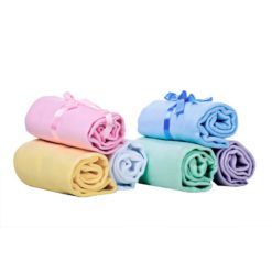Coberto de Bebê para Doação Liso Carícia 0,90m x 1,10m