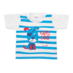 Camiseta de Bebe para Doação Manga Curta Puff