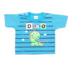 Camiseta de Bebe para Doação Manga Curta Puff