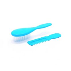 Pente e escova bebê verde