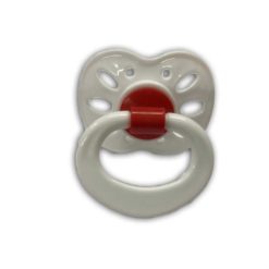 Chupeta ortodôntica branca