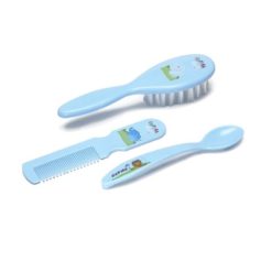 Kit Pente escova e talher bebê