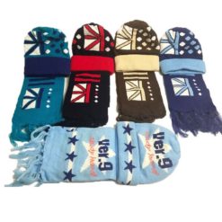 Doar kit touca com Cachecol infantil de inverno