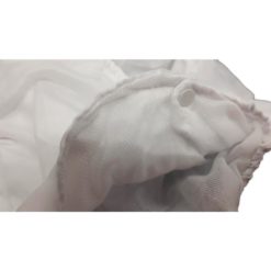 Calça Plástica de Bebê com 6 peças Branca