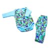 9011599-Conjunto Body Manga Longa com Mijão Bebê para Doação