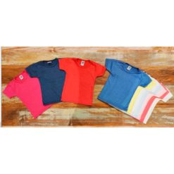 Camiseta de Bebê para Doação Manga Curta Lisa