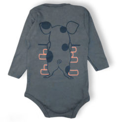 Body de Bebê Manga Longa para Doação Estampado