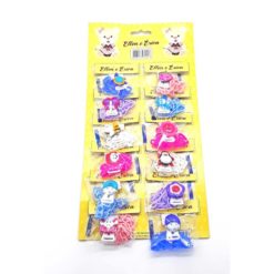 Cartela com 12 prendedor de chupeta