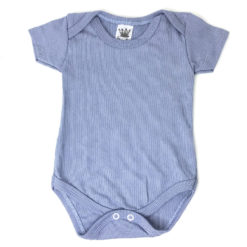 Body de Bebê Manga Curta Liso para doação - Canelado