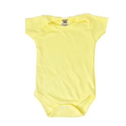 Body de Bebê Manga Curta Liso para doação - Canelado