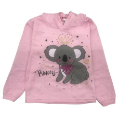 Conjunto Infantil Estampado Manga Longa Moletom Básico