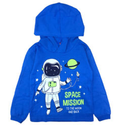 Conjunto Infantil Estampado Manga Longa Moletom Básico